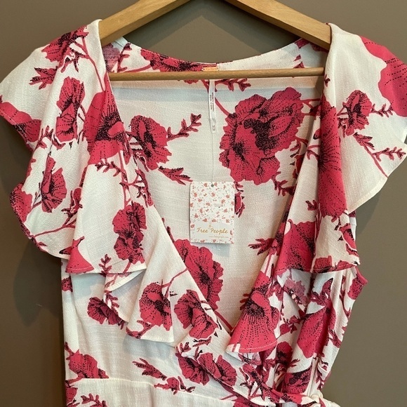 NWT Free People French Quarter Wrap Mini Dress M‎ - Picture 9 of 15